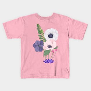 4 Flowers Kids T-Shirt